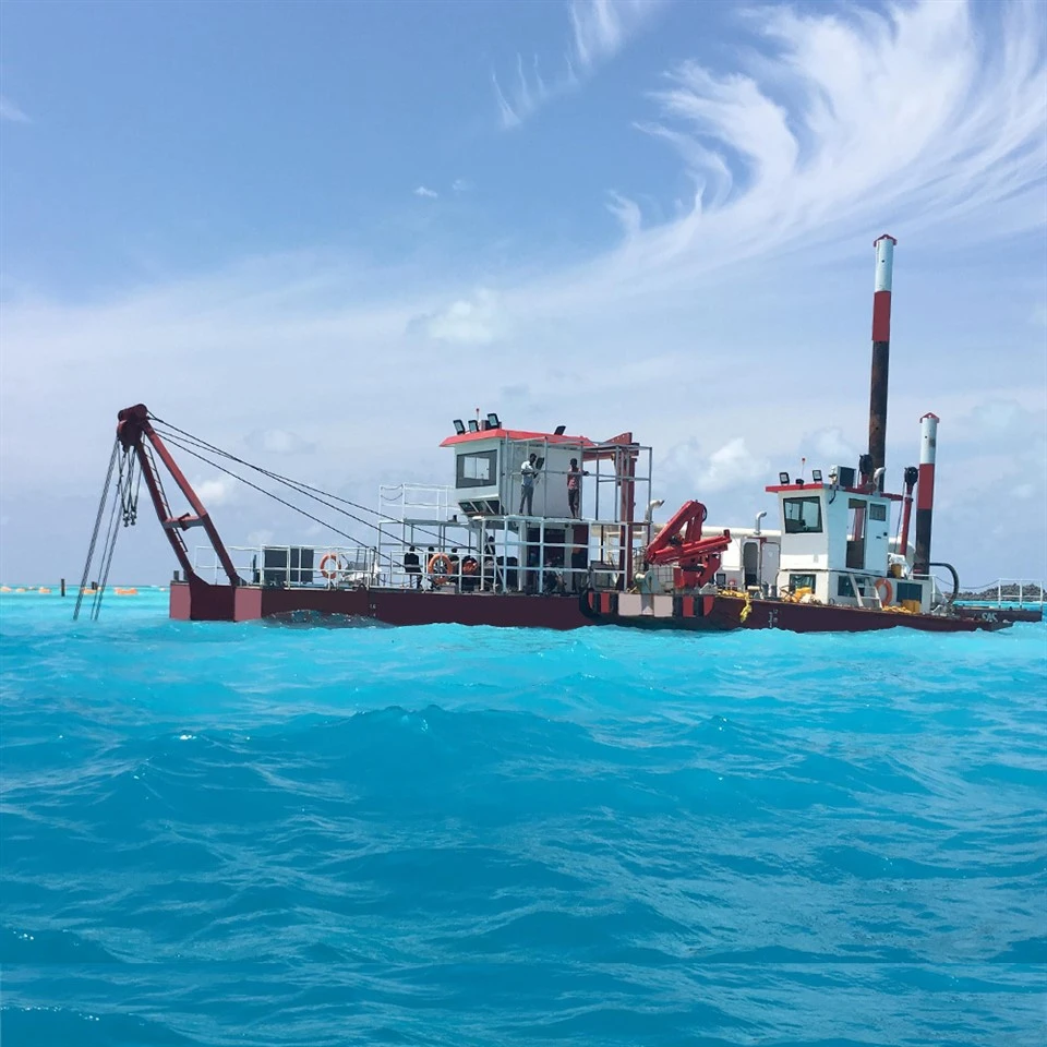 Máquina de dragagem de areia 4000m3 em dragagem marítima
