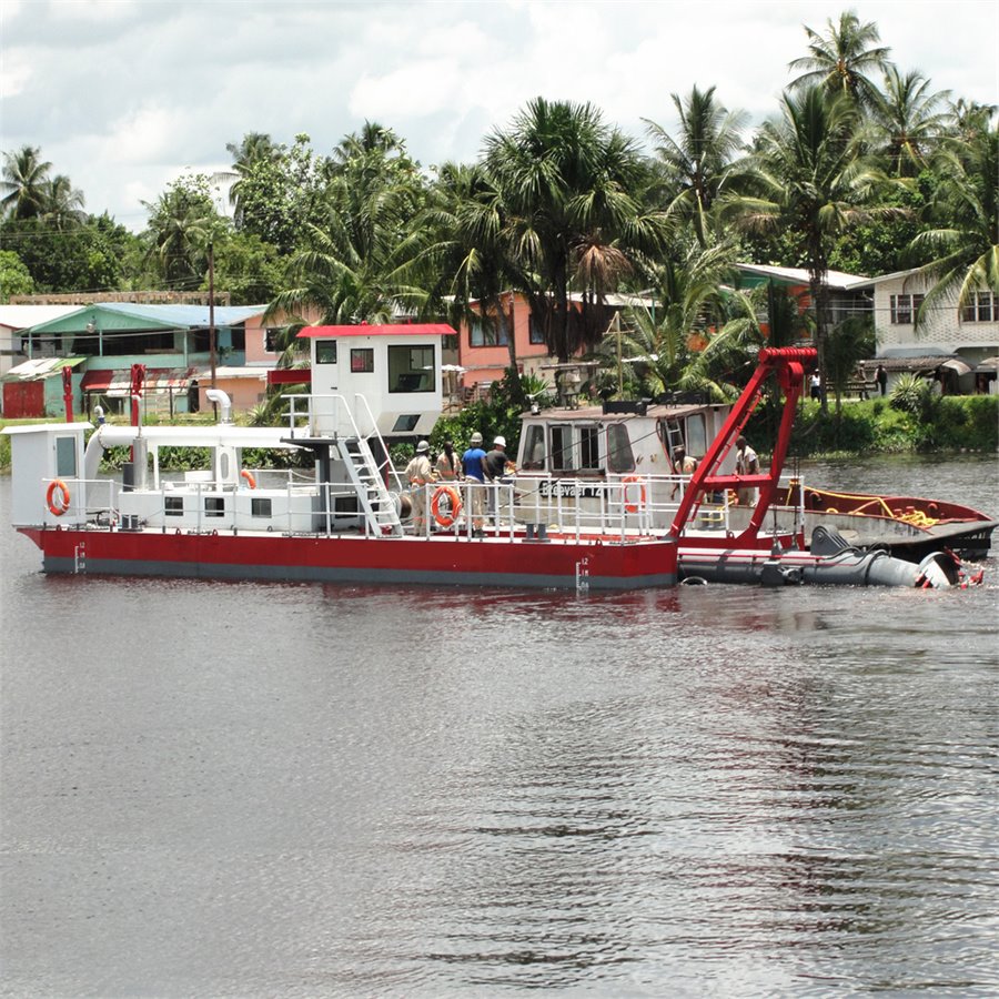 Uso urbano popular do equipamento portátil de dragagem de sucção de rio